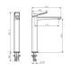 Змішувач для раковини Devit 81X11120 UP &ndash; Високий 413675 фото 2