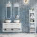 Керамічна плитка Golden Tile Como Синій На Біл.Рельєф Coмs51 30x10 см. 606412 фото 1
