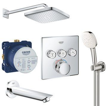 Душова система Grohe UA26415SC6 Grohtherm SmartControl, 3 споживачі 560625 фото
