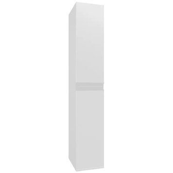 Пенал для ванної Devit 753170W FRAME 170 см, білий глянець 576996 фото