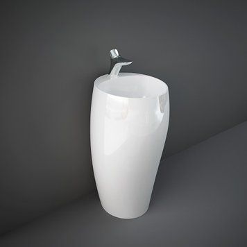 Раковина Rak Ceramics CLOFS5001AWHA CLOUD підлогова монолітна, білий глянець 444662 фото