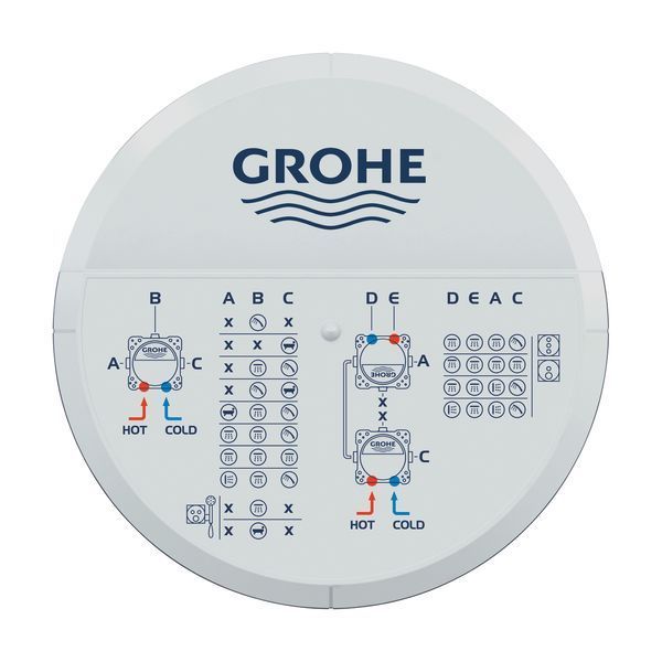 Grohe 35604000 Rapido Smartbox Універсальна Вбудована Частина 542506 фото