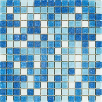 Мозаїка Stella Di Mare R-Mos B1131323335 Мікс Блакитний-5 (20x20 мм) 32.7x32.7 см 397074 фото