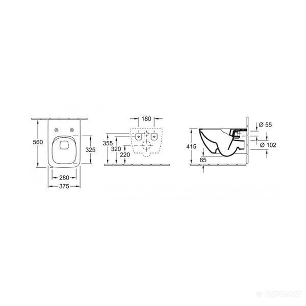 Унітаз підвісний Villeroy Villeroy Boch 4611RS01 VENTICELLO + кришка SoftClose QuickRelease 366740 фото