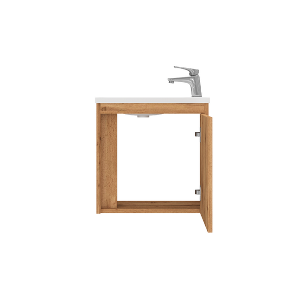 Тумба з умивальником Devit 063050O SMALL 50, дуб (500x250x508) 548192 фото