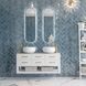Керамічна плитка Golden Tile Como Синій Рельєф 30x10 см 508503 фото 2