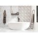 Керамічна плитка Golden Tile Marmo Bianco Chevron Білий G70151 60x30 см 479053 фото 2