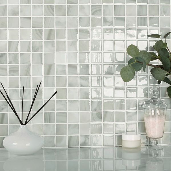 Мозаїка Vidrepur 5600 Nature Pearl River Malla 25X25 31.5x31.5 см. 514226 фото