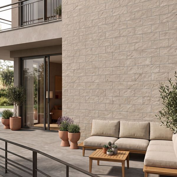 Клінкерна плитка Cerrad Kamien Argilla Ivory 30x14.8 см. 598080 фото