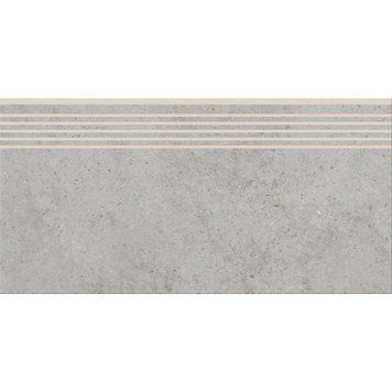 Плитка для сходів Cersanit Highbrook Steptread Світло-сірий 59.8x29.8 см 465519 фото