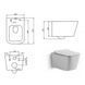 Унітаз підвісний Devit 3040120 LINEA безобідковий +кришка soft-close 487356 фото 2