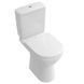 Унітаз компакт Villeroy Boch 5661T301 O.Novo , з кришкою 9M38S101, білий 459044 фото 1