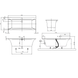 Ванна Villeroy Boch Ubq170Sqe2Dv-01 Squaro Edge 12 170Х75См, Білий 261274 фото 3