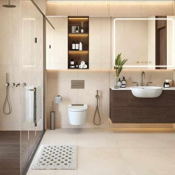Керамограніт Ceramica Deseo Ec.Rlv.Soft Besana Bone 120x60 см. 596736 фото